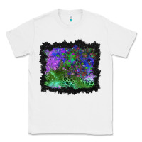 White halloween skull and leopard background Classic Tee - BundleAndBundleShop