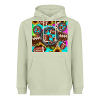 Matcha football tie dye gemstone sunflower Heavyweight Hoodie - JahusDesignShop
