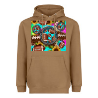 Toasted Coconut football tie dye gemstone sunflower Heavyweight Hoodie - JahusDesignShop