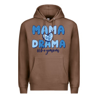 Chestnut mama of drama boy mom Premium Hoodie - MaliasSmallBusiness
