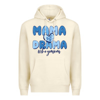 Sandshell mama of drama boy mom Premium Hoodie - MaliasSmallBusiness