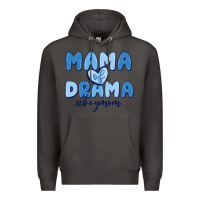 Smoke mama of drama boy mom Premium Hoodie - MaliasSmallBusiness