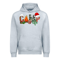 Heather Grey christmas camp life Urban Hoodie - NancyCooperArtShop