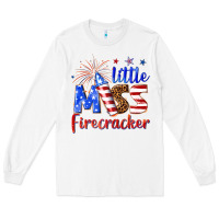 White little miss firecracker billie wilder Long Sleeve Tee - texasbilliewilder