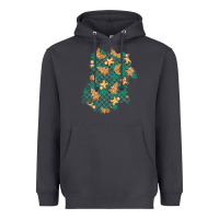 Smoke christmas gingerbread cookies patch Heavyweight Hoodie - BundleAndBundleShop