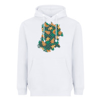 White christmas gingerbread cookies patch Heavyweight Hoodie - BundleAndBundleShop