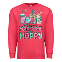 Cardinal easter coffee makes me so hoppy Premium Sweatshirt - Jasminsmagicworld