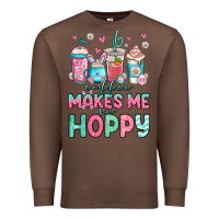 Chestnut easter coffee makes me so hoppy Premium Sweatshirt - Jasminsmagicworld
