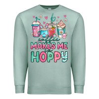 Easter Coffee Makes Me So Hoppy Premium Sweatshirt | Teevron