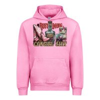 Fuchsia Pink busy doing cowgirl shit liquor boots cigarette Urban Hoodie - NancyCooperArtShop