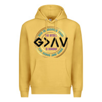 Antique Gold be still and know Premium Hoodie - MaliasSmallBusiness