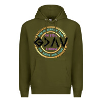 Army Green be still and know Premium Hoodie - MaliasSmallBusiness