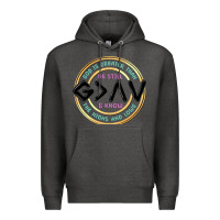 Charcoal Heather be still and know Premium Hoodie - MaliasSmallBusiness