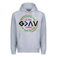 Heather Grey be still and know Premium Hoodie - MaliasSmallBusiness