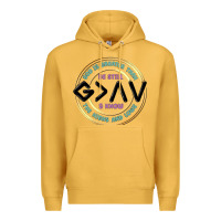 Mustard be still and know Premium Hoodie - MaliasSmallBusiness