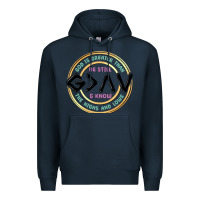 Navy be still and know Premium Hoodie - MaliasSmallBusiness