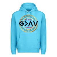Ocean Blue be still and know Premium Hoodie - MaliasSmallBusiness