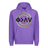 Purple be still and know Premium Hoodie - MaliasSmallBusiness