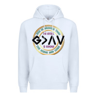 White be still and know Premium Hoodie - MaliasSmallBusiness