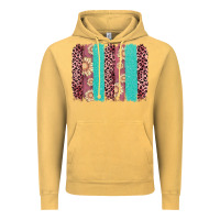 Vintage Mustard valentine's day floral leopard brushstroke Vintage Hoodie - AdoDesignShop