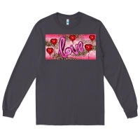 Smoke Valentine's Day Love Balloon Heart Balloons Long Sleeve Tee - RanaPortraitStore