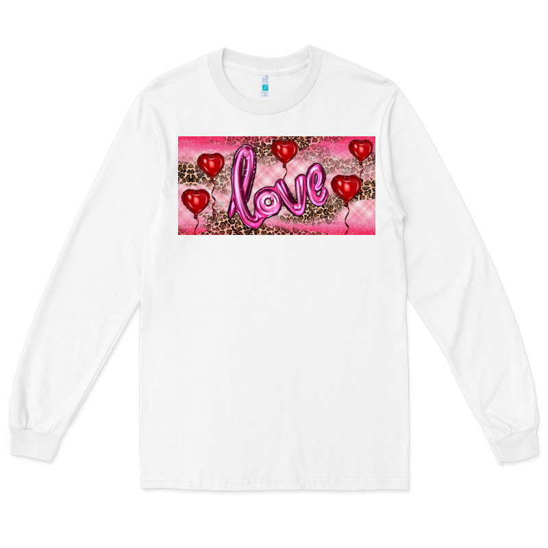 Valentine's Day Love Balloon Heart Balloons Long Sleeve Tee by RanaPortraitStore | Teevron