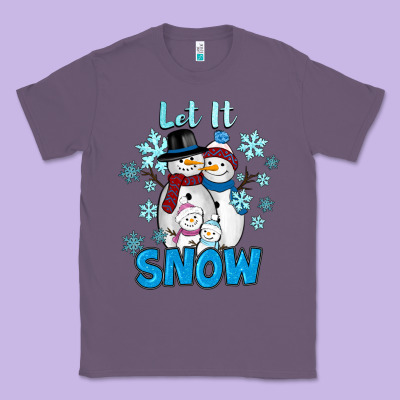 Let It Snow Classic Tee Designed By Ranaportraitstore