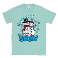 Seafoam let it snow Classic Tee - RanaPortraitStore
