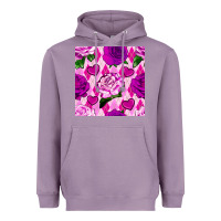 Lavender valentines day roses and diamond plaid seamless pattern Heavyweight Hoodie - BundleAndBundleShop