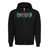 Black perfectly imperfect Zipper Hoodie - Zillion Design Studio
