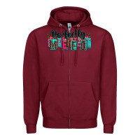 Burgundy perfectly imperfect Zipper Hoodie - Zillion Design Studio