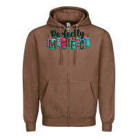 Chestnut perfectly imperfect Zipper Hoodie - Zillion Design Studio