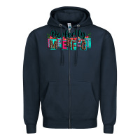 Navy perfectly imperfect Zipper Hoodie - Zillion Design Studio