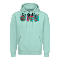 Seafoam perfectly imperfect Zipper Hoodie - Zillion Design Studio