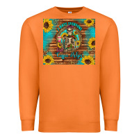 Carrot i hate everyone but coffee helps western skeleton coffee sunflowers Premium Sweatshirt - Artiststas