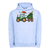 Pigment Grape Ice christmas tractor Urban Hoodie - MaliasSmallBusiness
