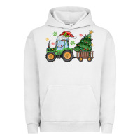 Pigment Lunar Rock christmas tractor Urban Hoodie - MaliasSmallBusiness