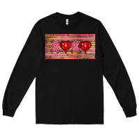 Black Valentine's Day Xoxo Long Sleeve Tee - RanaPortraitStore
