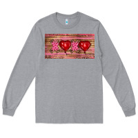 Heather Grey Valentine's Day Xoxo Long Sleeve Tee - RanaPortraitStore
