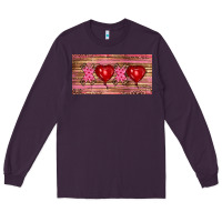 Plum Valentine's Day Xoxo Long Sleeve Tee - RanaPortraitStore