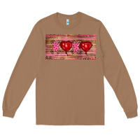 Toasted Coconut Valentine's Day Xoxo Long Sleeve Tee - RanaPortraitStore