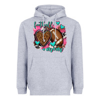 Heather Grey football mom Heavyweight Hoodie - AdoDesignShop