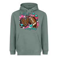 Sage football mom Heavyweight Hoodie - AdoDesignShop