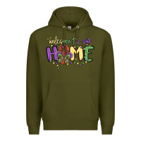 Army Green welcome to our home Premium Hoodie - MaliasSmallBusiness