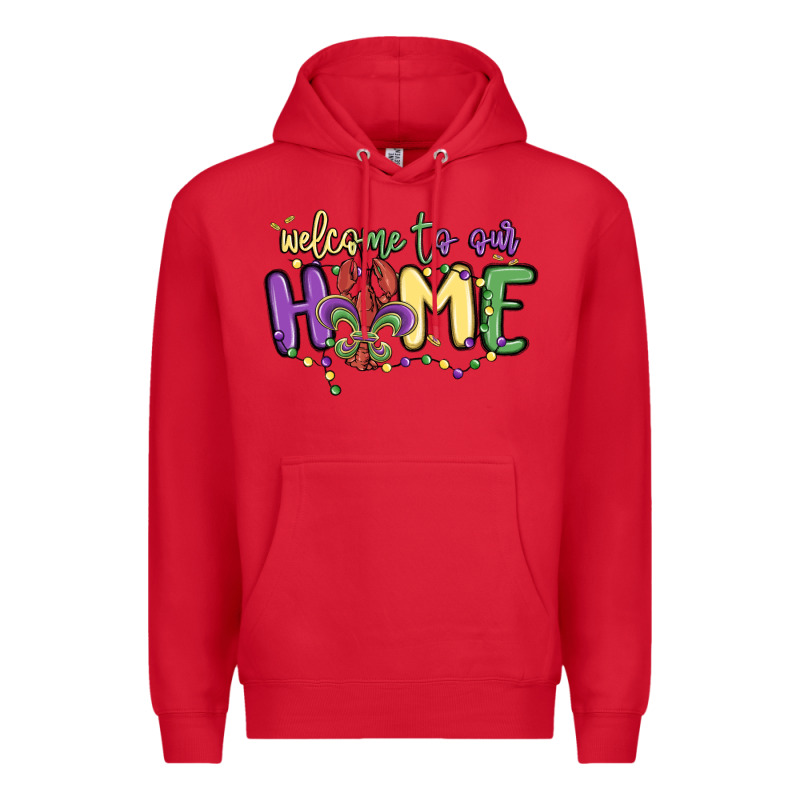 Welcome To Our Home Premium Hoodie by MaliasSmallBusiness | Teevron