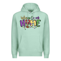 Seafoam welcome to our home Premium Hoodie - MaliasSmallBusiness