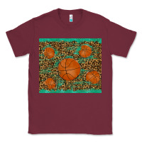 Burgundy basketball tumbler Classic Tee - RanaPortraitStore