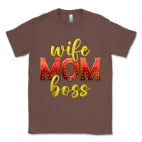 Chestnut wife mom boss Classic Tee - texasbilliewilder