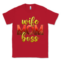 Red wife mom boss Classic Tee - texasbilliewilder