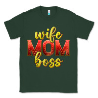 Sports Green wife mom boss Classic Tee - texasbilliewilder